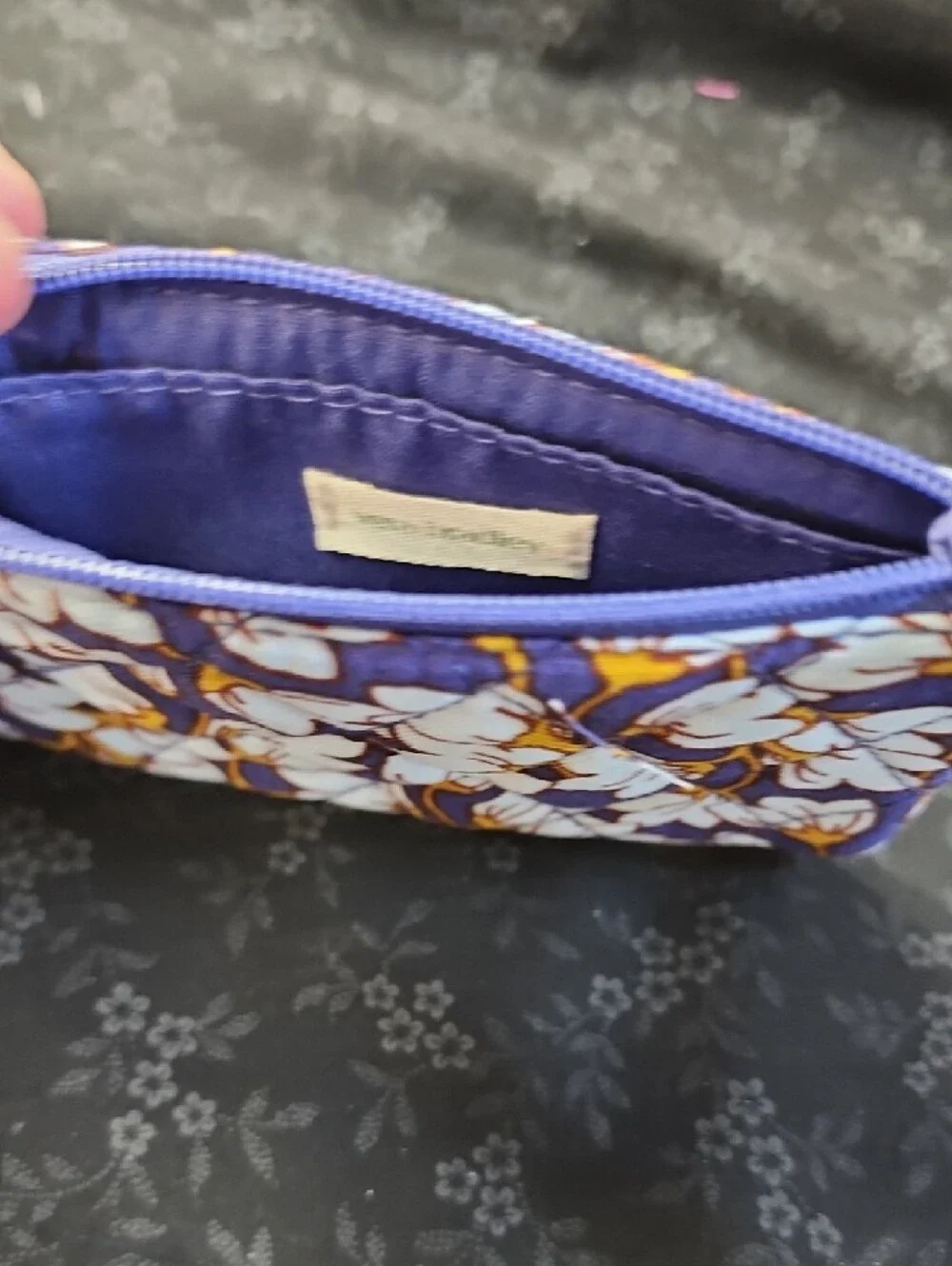 Vera Bradley Zip ID Holder Keychain Pouuch - Picture 3 of 3